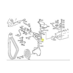MERCEDES-BENZ (ORİJİNAL).A3662030173-TERMOSTAT GÖVDESİ ORİJİNAL MERCEDES (2521)