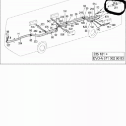 MERCEDES-BENZ (ORİJİNAL).A6718300384-KALORİFER MUSLUĞU OTOBÜS ORİJİNAL MERCEDES (403-345)