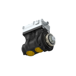 WABCO.9125120330-KOMPRESÖR KOMPLE (ÇİFT SİLİNDİR) (KAVRAMALI) RENAULT-VOLVO (FH-FM SERİ) (EURO 6)
