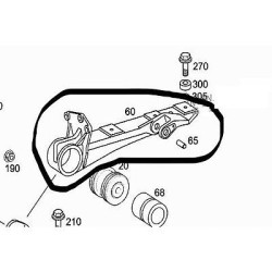 MERCEDES-BENZ (ORİJİNAL).A9408915220-KABİN BAĞLANTI AYAĞI (SAĞ) ORİJİNAL MERCEDES (3228-3028-2528)