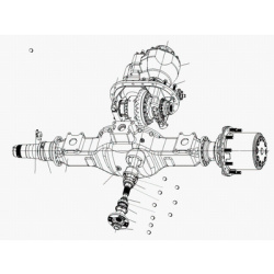 FORD OTOSAN (ORİJİNAL).FC46 4858 EB-DEFRANSİYEL FLANŞ (YARDIMCI) ORİJİNAL FORD CARGO
